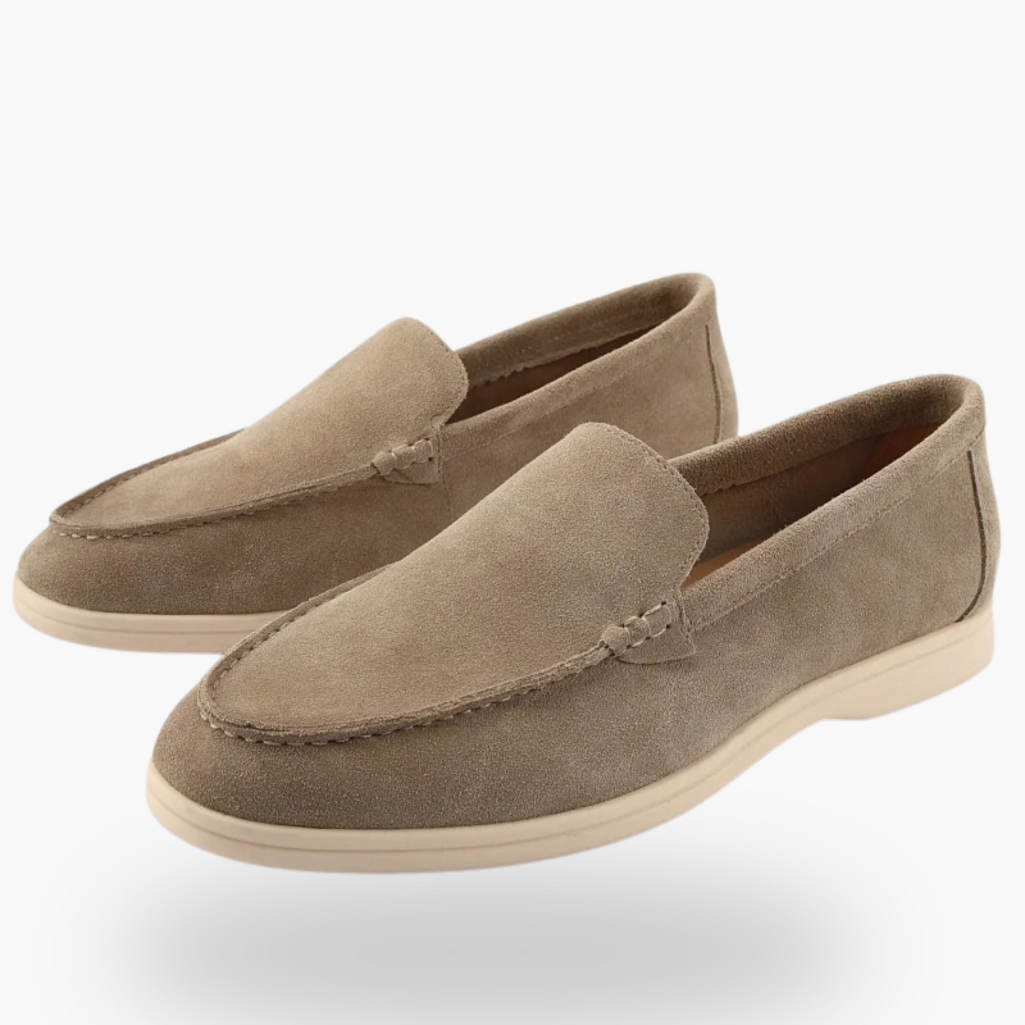 Suede Loafers Khaki