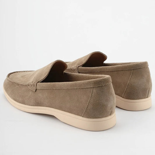 Suede Loafers Khaki